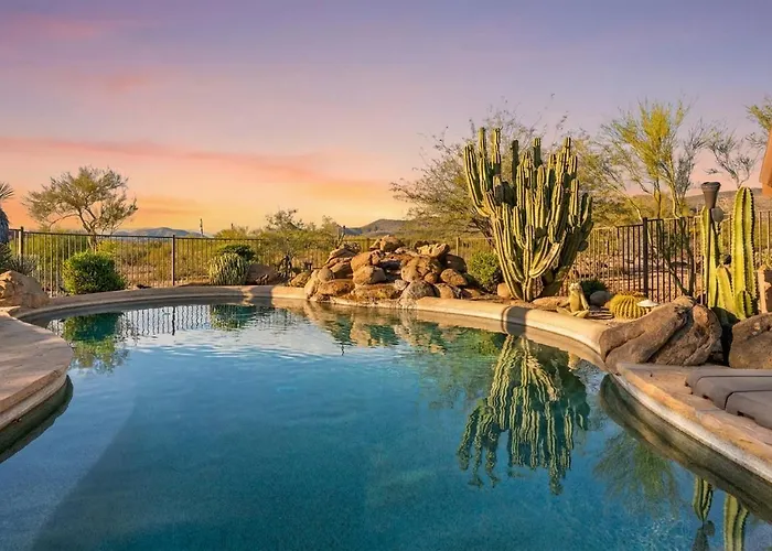 Villa Desert Oasis Pool, Golf, Games Mountain Views *